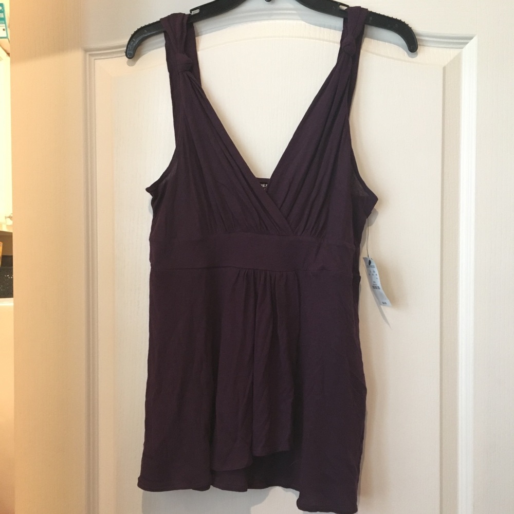 Express Dark Purple Top - Small - NWT